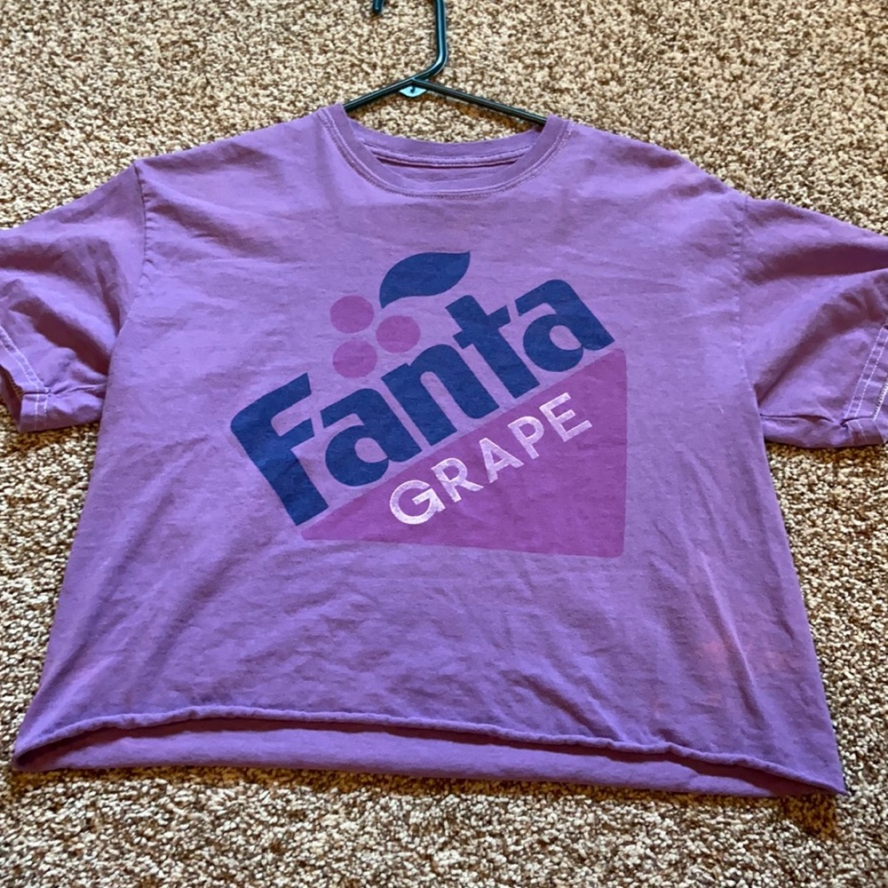 Grape Fanta crop top